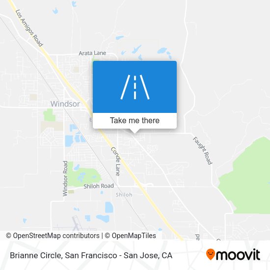 Mapa de Brianne Circle