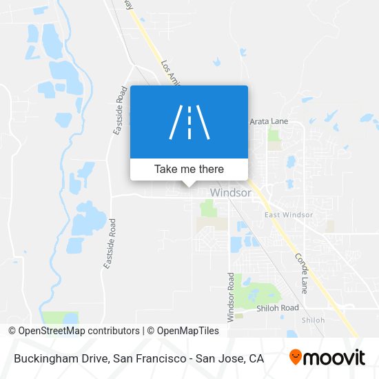 Mapa de Buckingham Drive