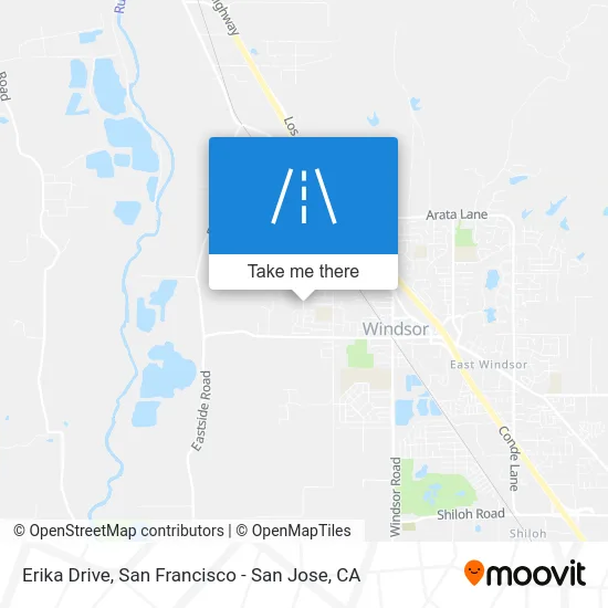 Erika Drive map