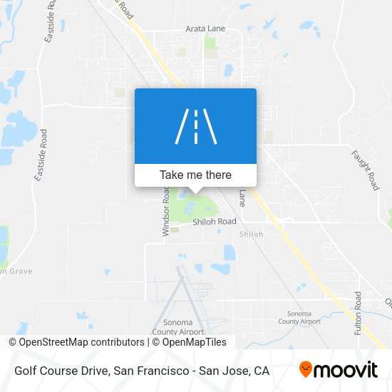 Golf Course Drive map