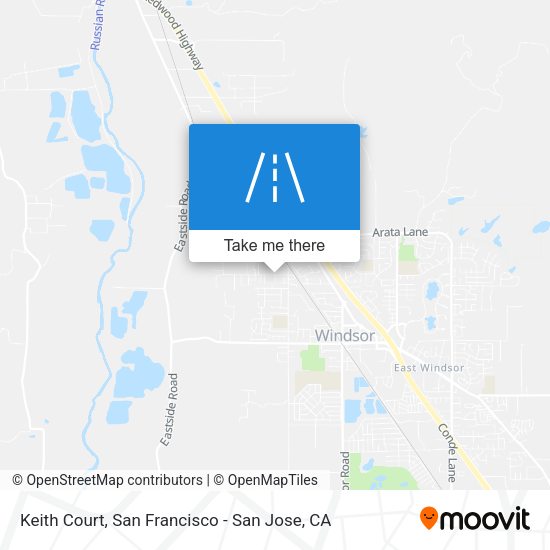 Mapa de Keith Court