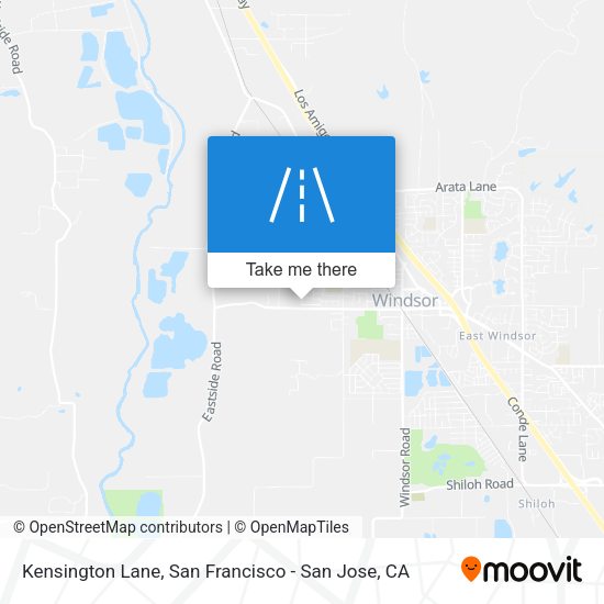 Mapa de Kensington Lane