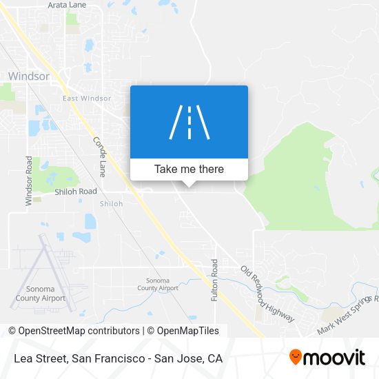 Mapa de Lea Street