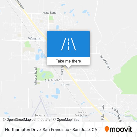 Northampton Drive map