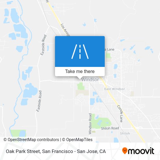 Mapa de Oak Park Street
