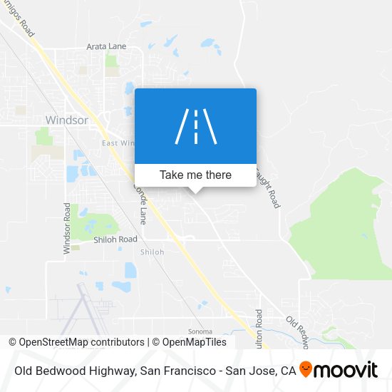 Mapa de Old Bedwood Highway