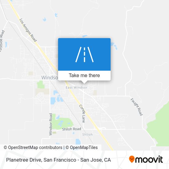 Mapa de Planetree Drive