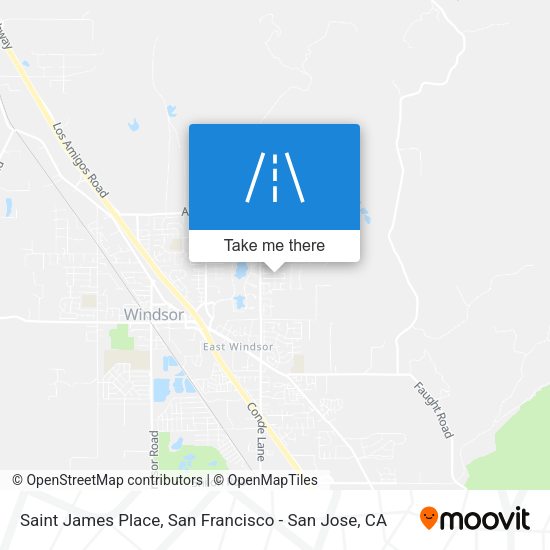Saint James Place map