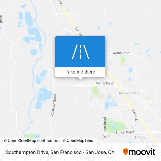 Southampton Drive map
