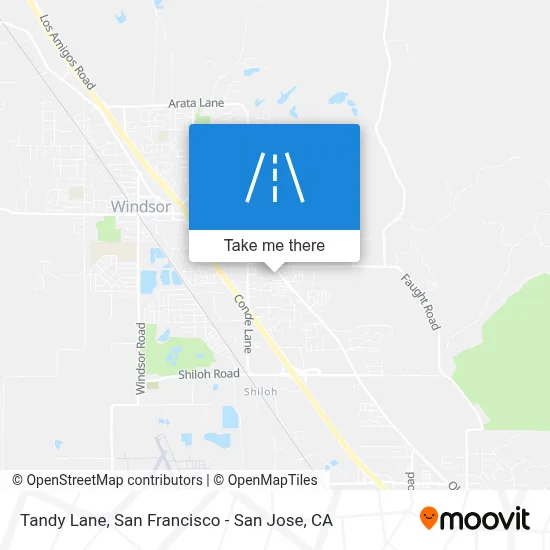 Tandy Lane map