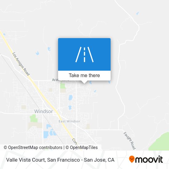 Valle Vista Court map