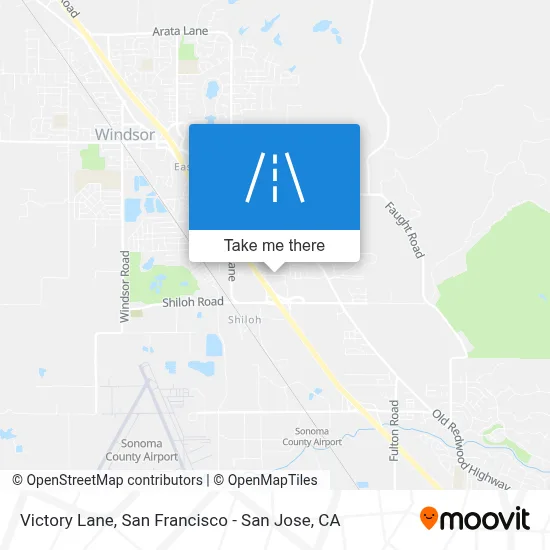 Victory Lane map