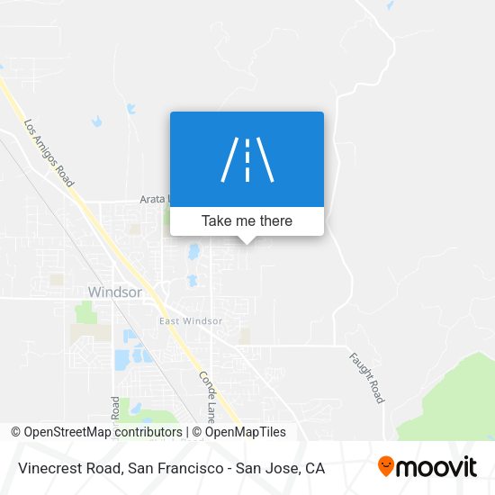 Mapa de Vinecrest Road