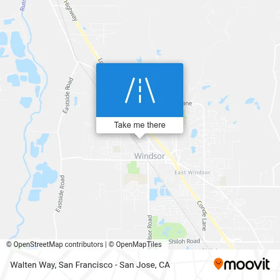 Walten Way map