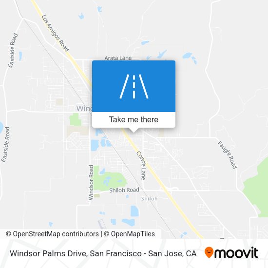 Windsor Palms Drive map