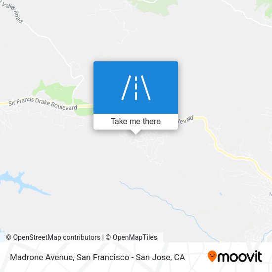 Madrone Avenue map