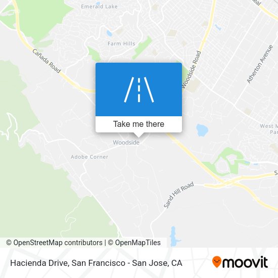 Mapa de Hacienda Drive