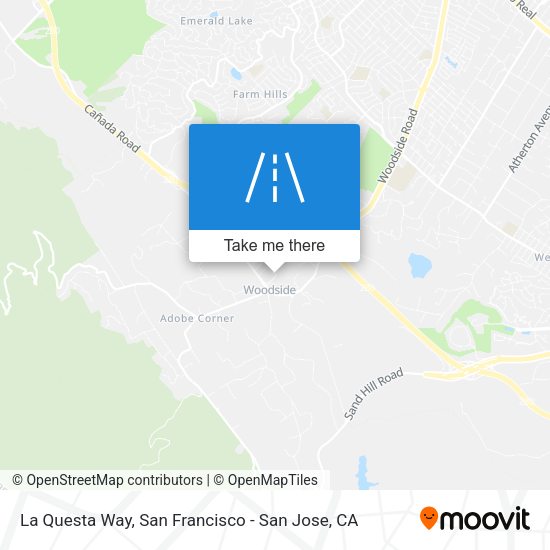 Mapa de La Questa Way