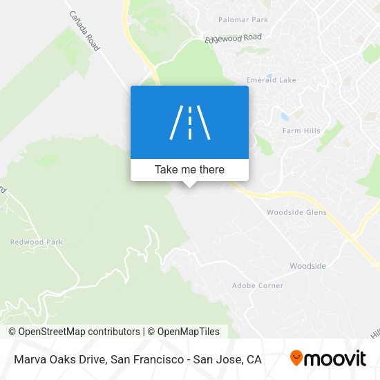Mapa de Marva Oaks Drive