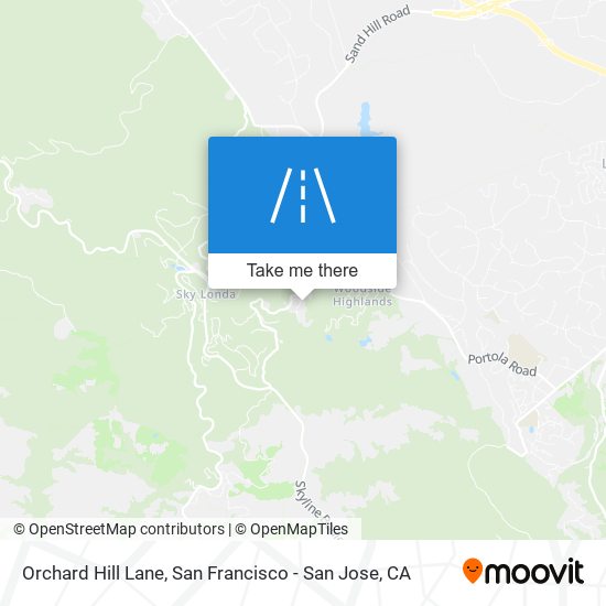 Mapa de Orchard Hill Lane