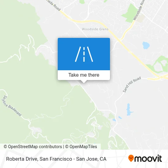 Roberta Drive map