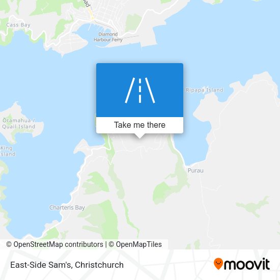 East-Side Sam's map