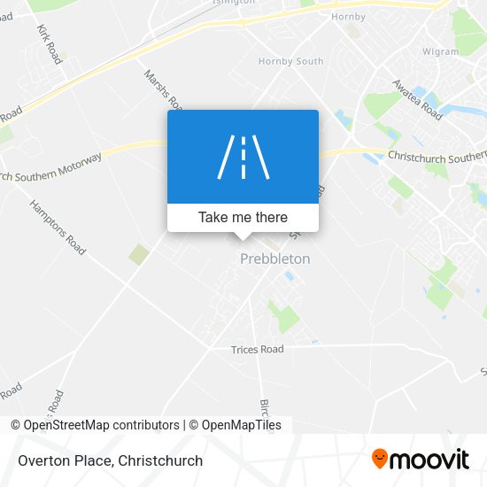 Overton Place map