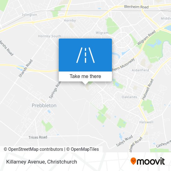 Killarney Avenue map