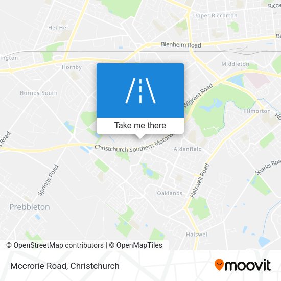 Mccrorie Road map