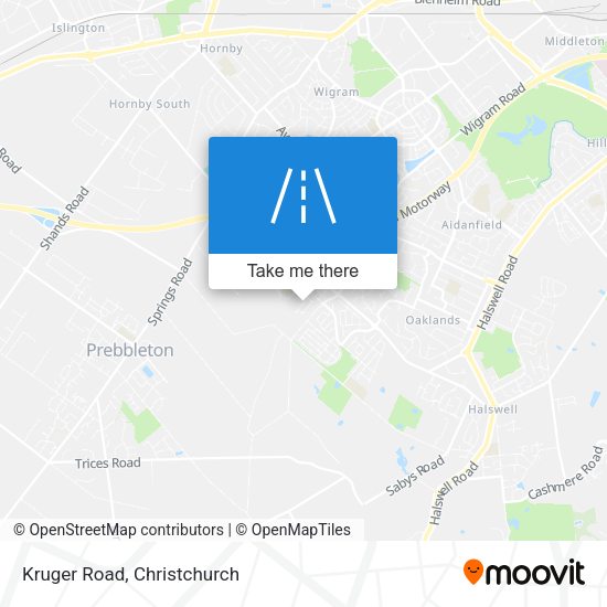 Kruger Road map