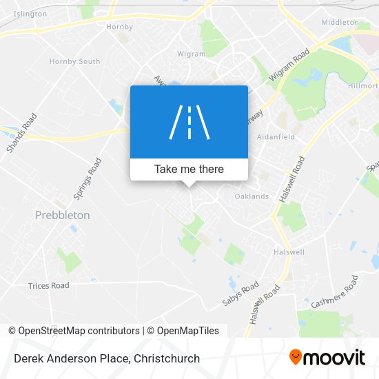 Derek Anderson Place map