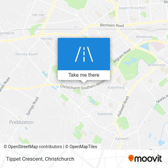 Tippet Crescent map