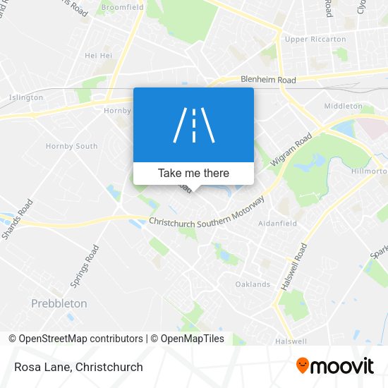 Rosa Lane map