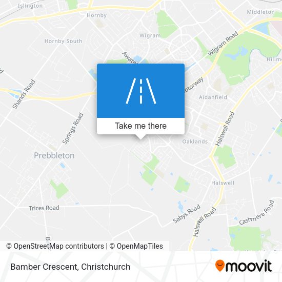 Bamber Crescent map