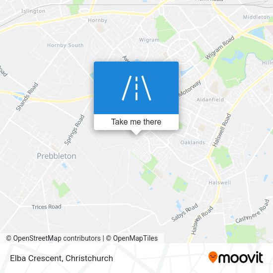 Elba Crescent map