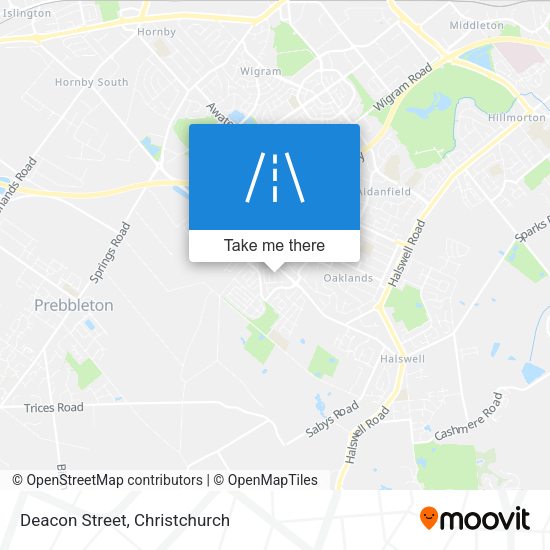 Deacon Street map