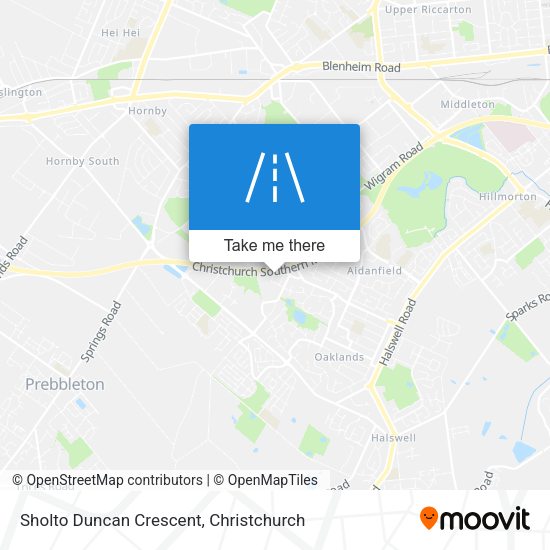 Sholto Duncan Crescent map
