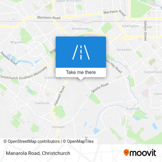 Manarola Road map