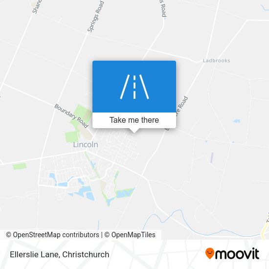 Ellerslie Lane map