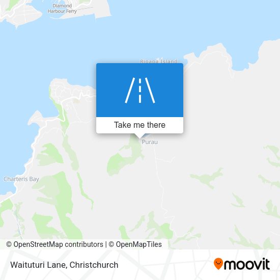 Waituturi Lane map