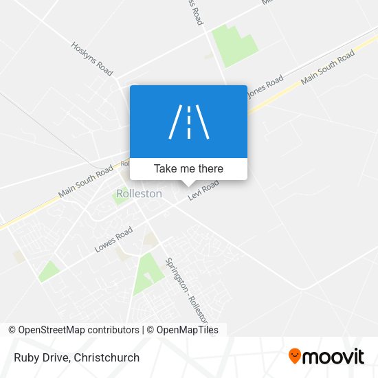 Ruby Drive map
