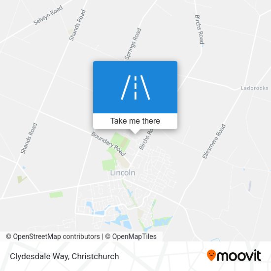 Clydesdale Way map