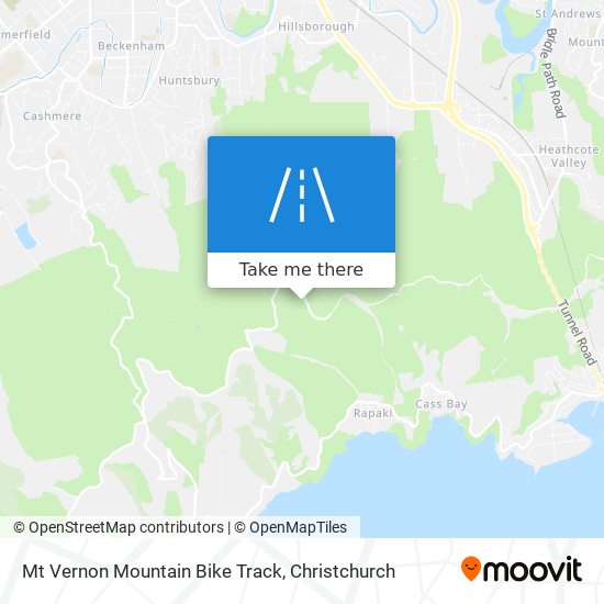 Mt Vernon Mountain Bike Track map