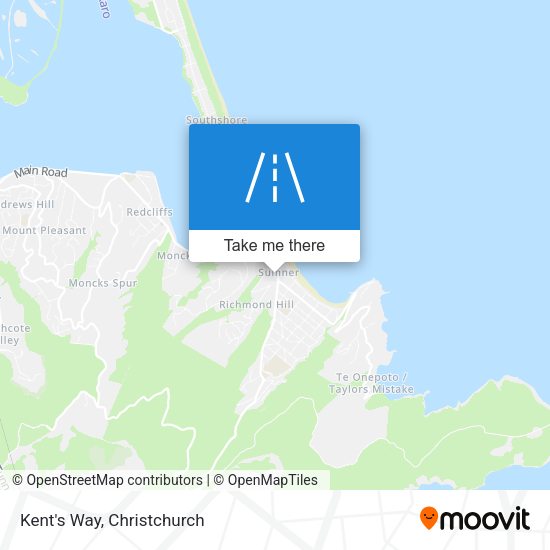 Kent's Way map