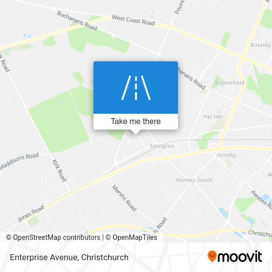 Enterprise Avenue map