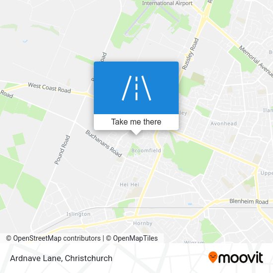 Ardnave Lane map