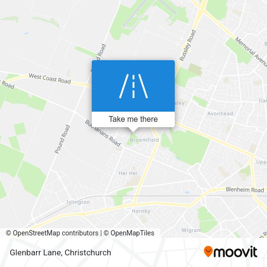 Glenbarr Lane map