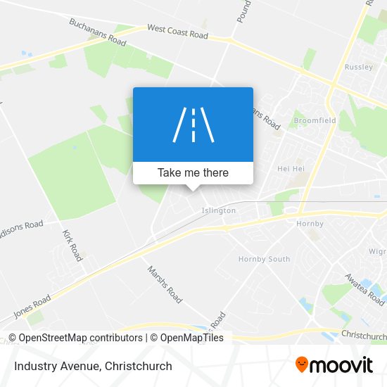 Industry Avenue map
