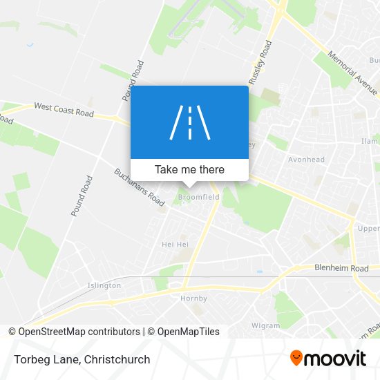 Torbeg Lane map
