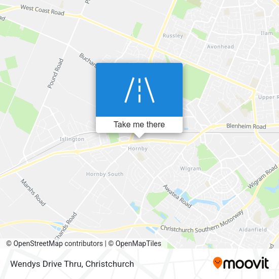 Wendys Drive Thru map